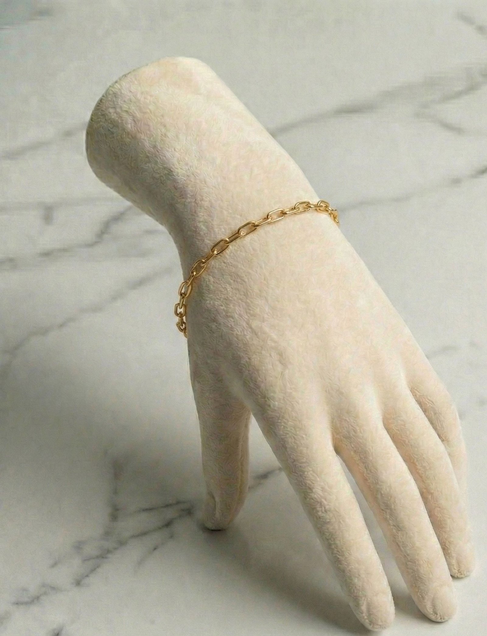 Bracelet Chaîne « Caresse» (4mm) à Personnaliser