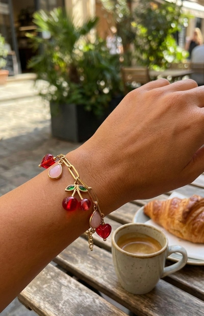 Bracelet Personnalisé « Cherry Crush »